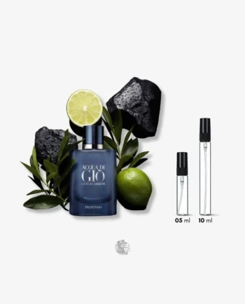Giorgio Armani Profondo decant samples 2ml 5ml 10ml delivered in Morocco — Anfassi